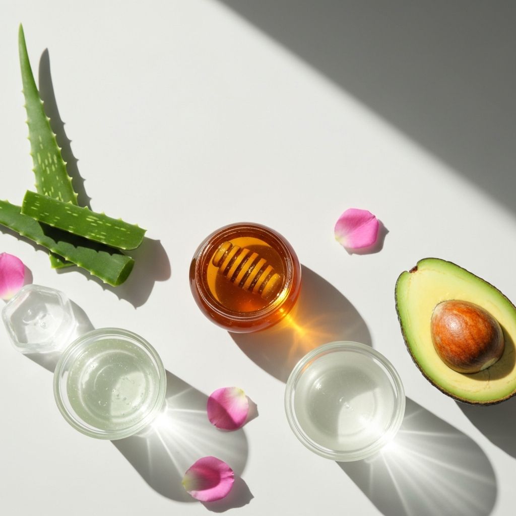 Natürliche Hautpflege-Inhaltsstoffe